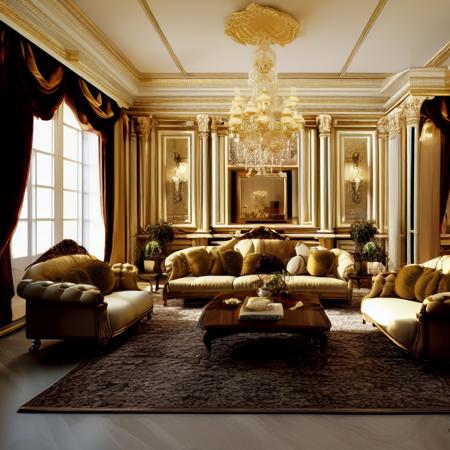 living room, European classical style<lora:European_classical_living_room:1>