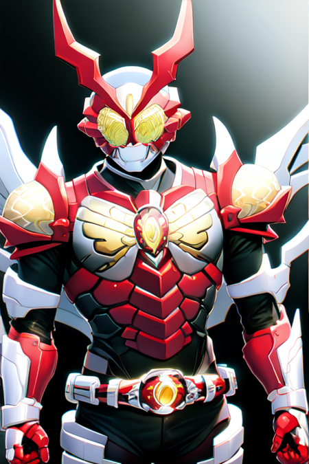 blazing, red armor, helmet, tokusatsu, belt