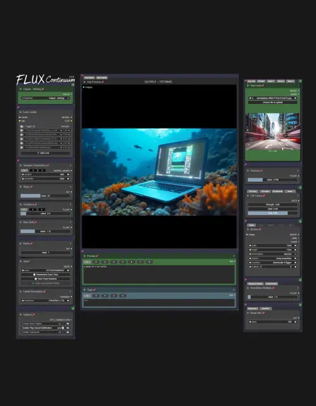 FLUX Continuum (Modular Interface for ComfyUI)