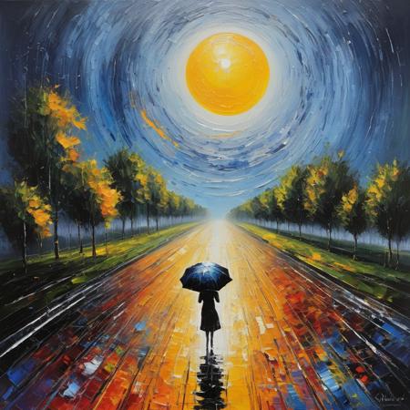 Black hole sun.
Won't you come.
And wash away the rain?
Impressionist painting