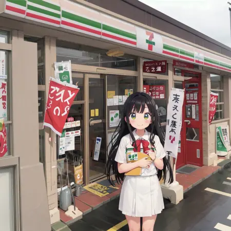 コンビニの外観7 SD15