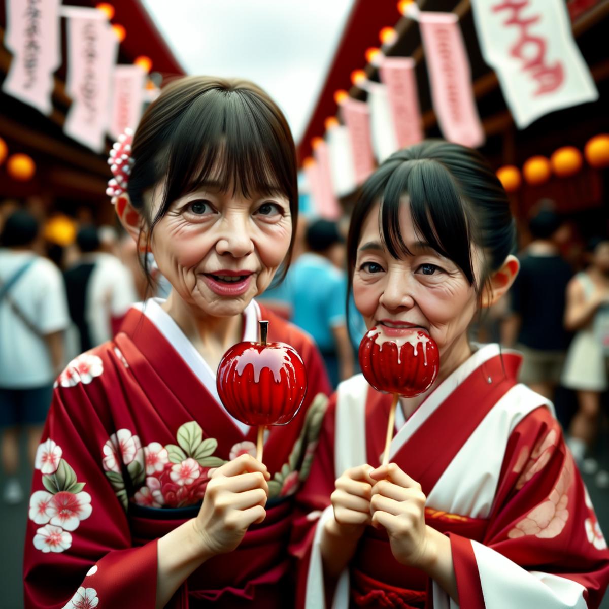 Festival market and candy apples image by Liquidn2