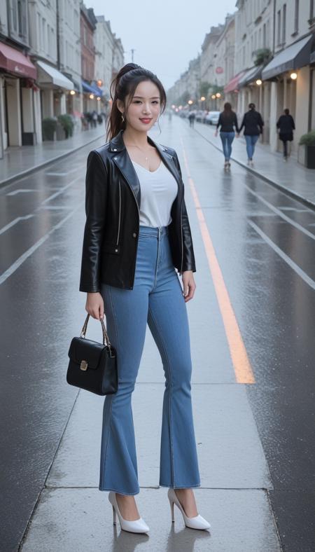 Flared jeans，jeans