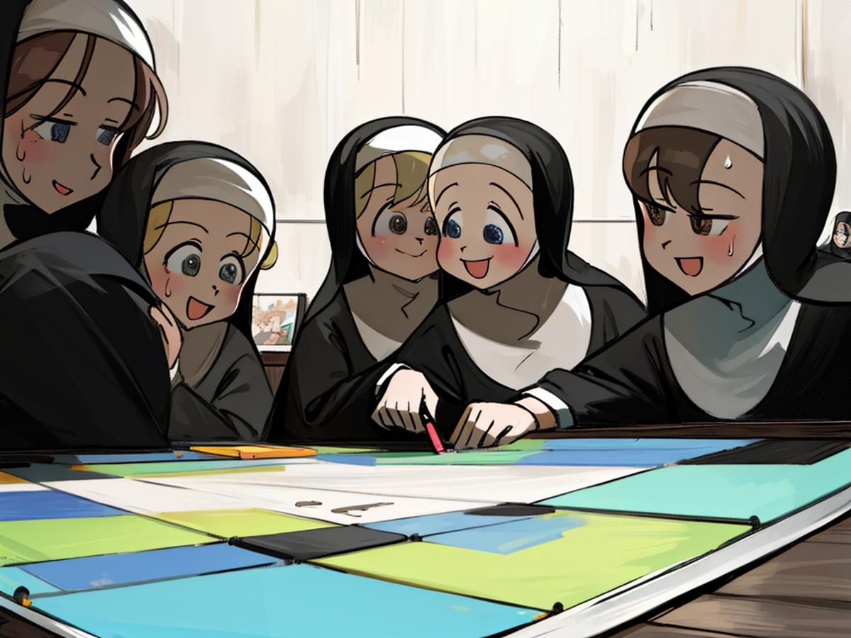 Little Nuns image by AInonymous