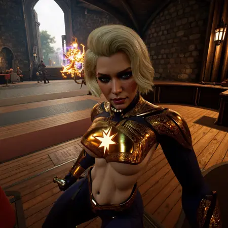 Captain Marvel (Midnight Suns) FLUX.DEV