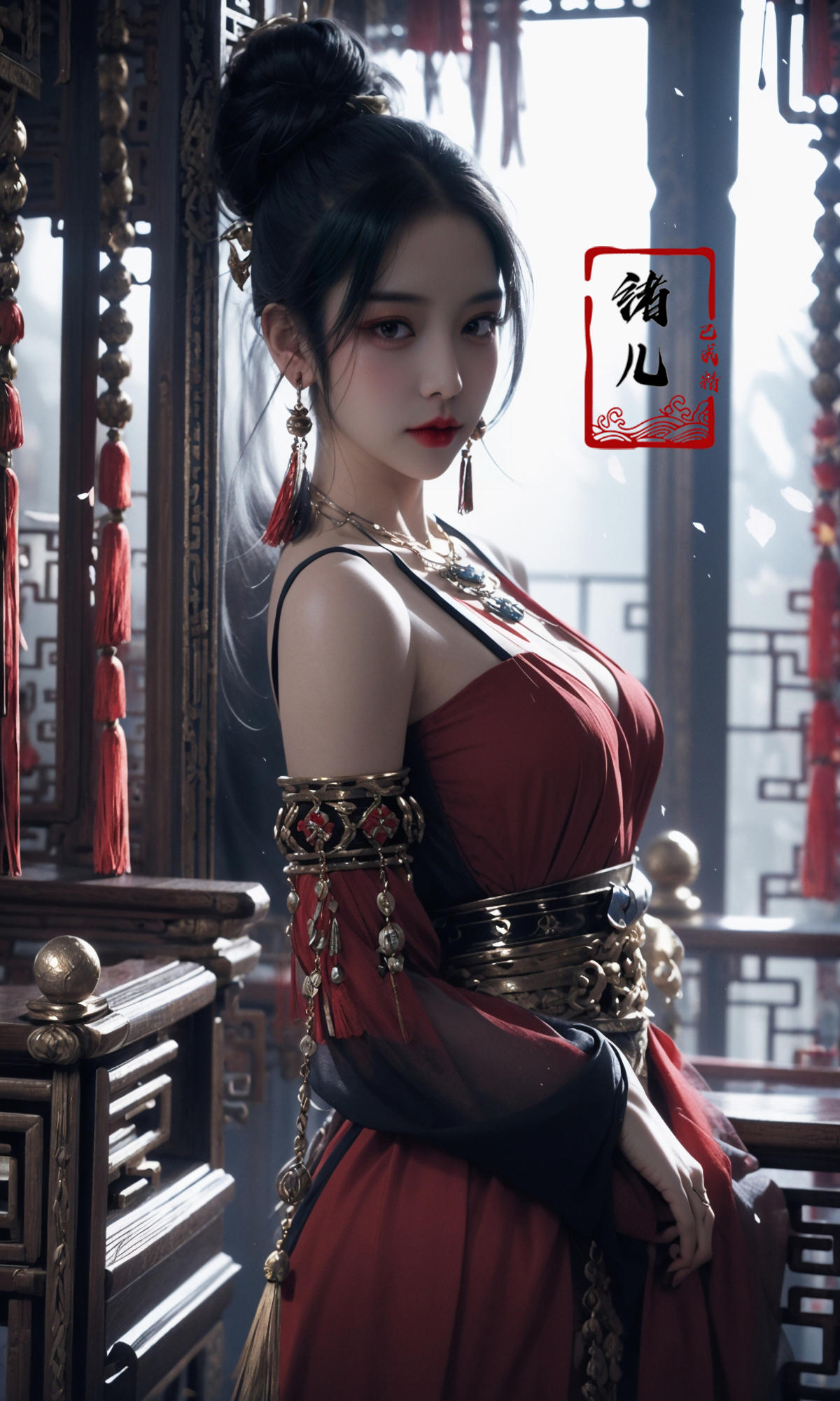 绪儿-绝美古风脸Beautiful antique face model image by XRYCJ