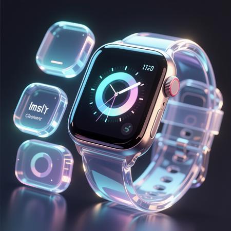 Qwen 3D Glassmorphism Lora v1.0