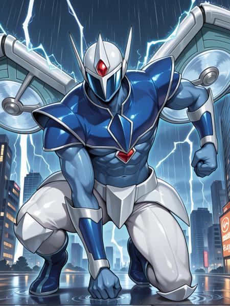 Yu-Gi-Oh! - Elemental Hero Stratos (Ｅ・ＨＥＲＯ エアーマン) illuXL v1.0-illusXL