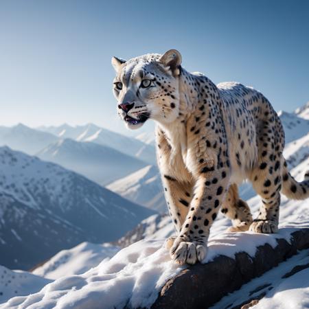 
highly detailed documentary photo of a (snow loepard):1.0 ready to attack in a snowy mountain pass,

snow leopard, full body, running,

depth of field:1.2, blurry, blurry background,
realistic:1.1,

photorealistic,
32k, best quality, 
shadow play:1.1,
light and dark,




