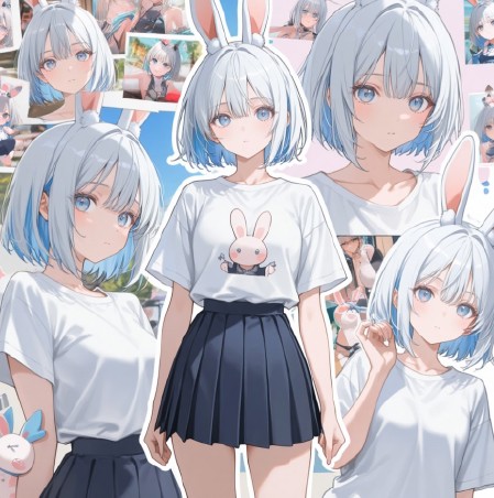 LoRA // Collage - Sticker, Multiple photo v1.0