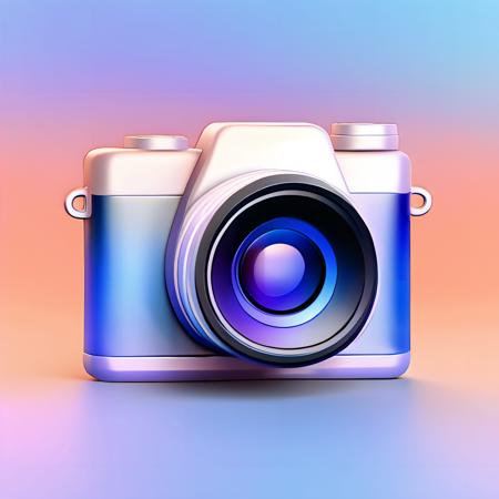 camera,
realistic,3d,C4D rendering,shining,
gradient,gradient background,blue background,purple background,glassmorphism icon,<lora:glassmorphism_icon:1>,