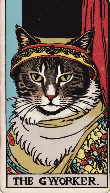 Rider-Waite-Smith tarot card style