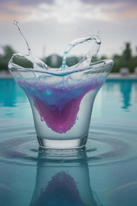 abstract neon, diamond, gorgeous, lazypos,aesthetic,extremely aesthetic,masterpiece,flowing,pool of liquid,overflowing,made of l1qu1dp34rl,pastel colors,rainbow,,no human, close up,macro photography,macro photo,liquid,filled,filled with liquid,liquid pouring from watch,oozing,<lora:liquidpearlXL_r1:1>,