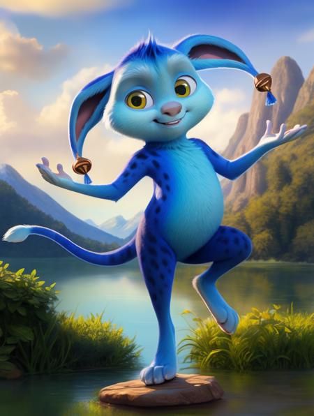 Jingliki, Bedokur Trained on yiffymix_v36