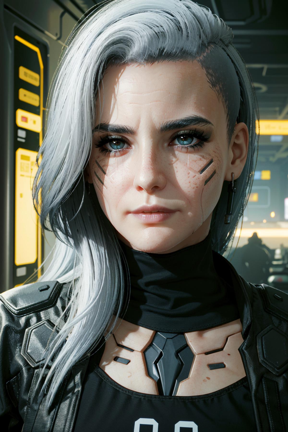 Old Rogue from Cyberpunk 2077 image by BloodRedKittie