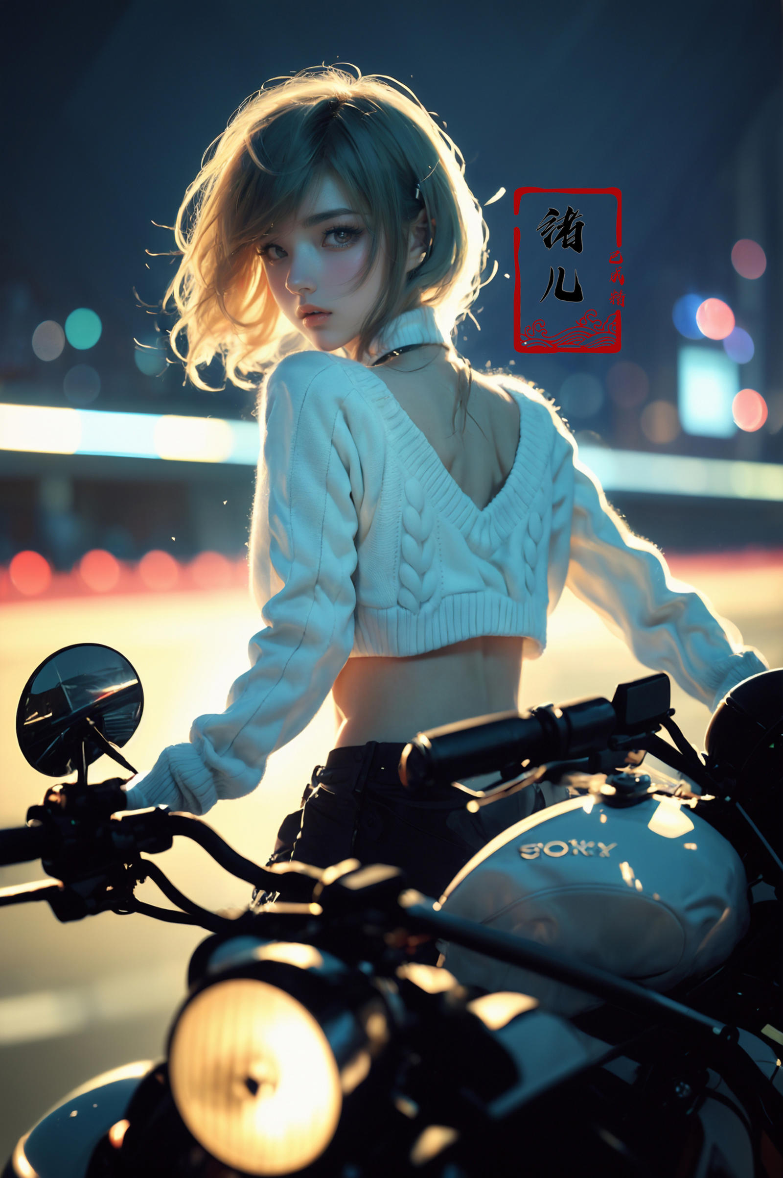 绪儿-摩托少女 xuer future motorcycle image by XRYCJ