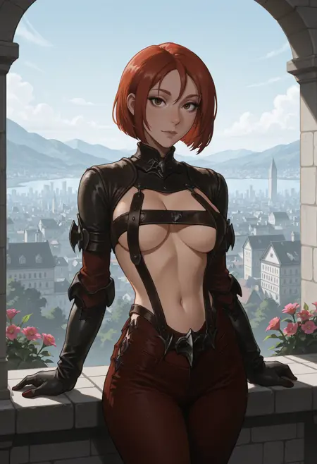 Vampire Clothing, Asker Assassin (Skyrim), LoRA, PonyXL | Illustrious XL