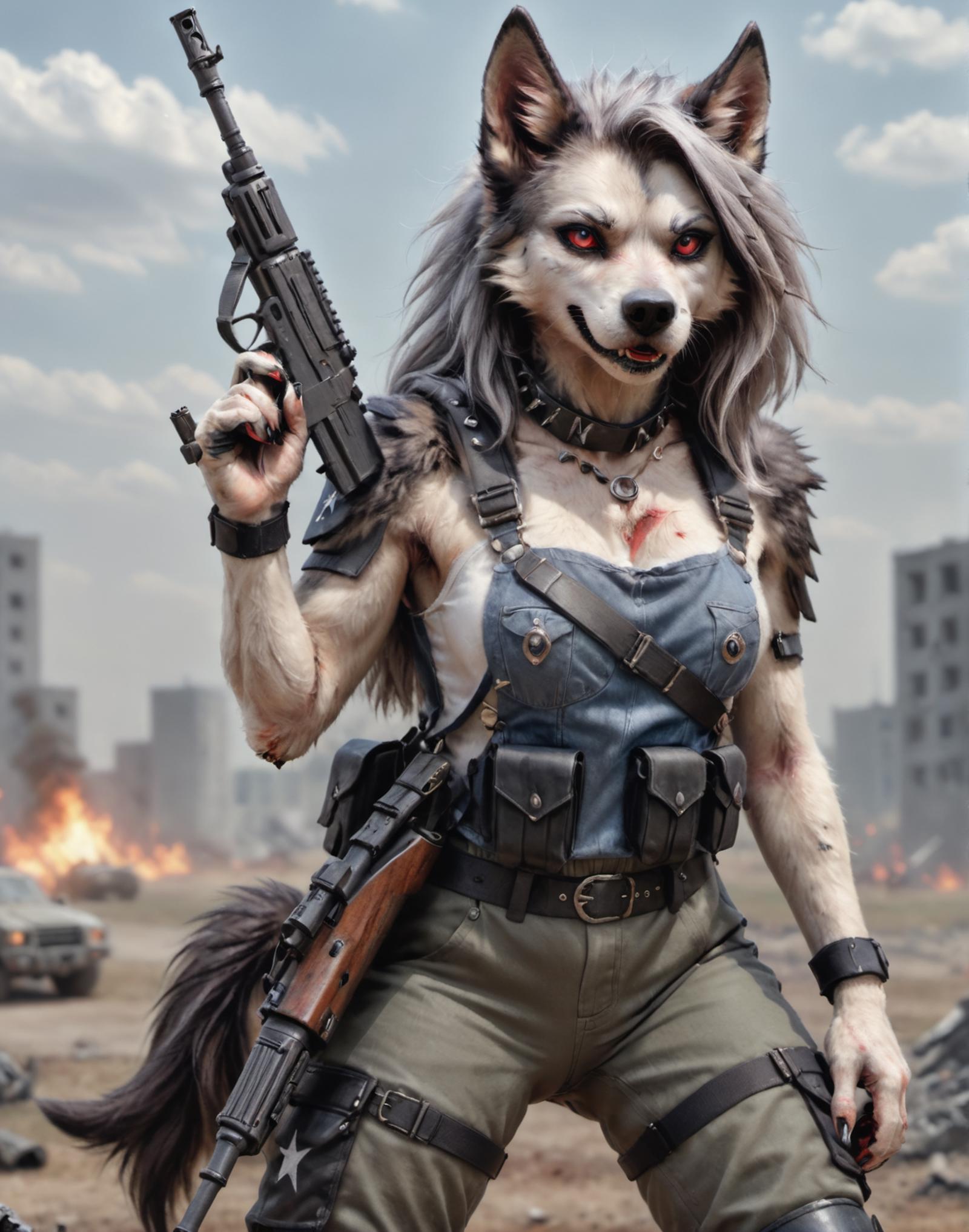 Loona / Hellhounds Realistic [LoRA] SDXL image by freek22