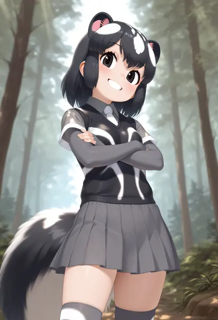 Spotted Skunk (kemono friends)