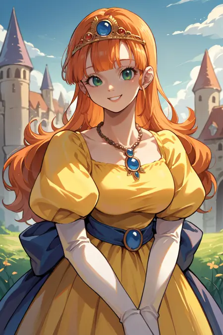 Princess Gwaelin/Laura/ローラ姫 (Dragon Quest) SDXL LoRA [Pony Diffusion]