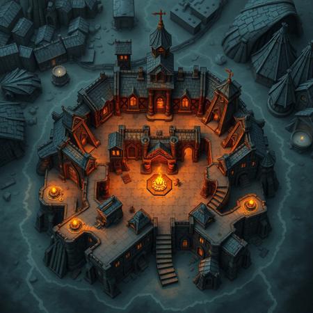 Dungeons and Dragons fantasy map forge