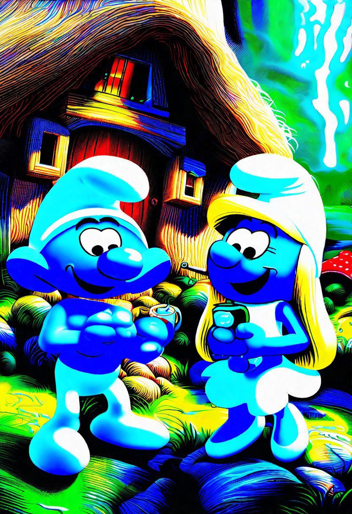 The Smurfs - SDXL image by Pops_T_800_Cyborg