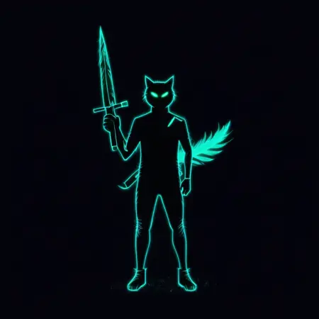 Mega Partical Silhouette Icon Bounty