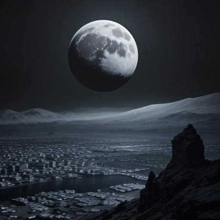 A city on the moon.