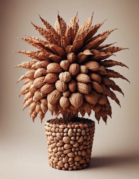 house plant nutstylesnut <lora:NutsNutsStyleXL:1>