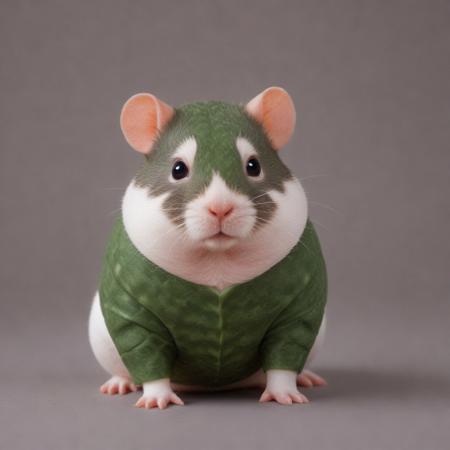 animal, hamster, scales, made of wagyu  armor, gem, bracer, slit pupils, armor, green