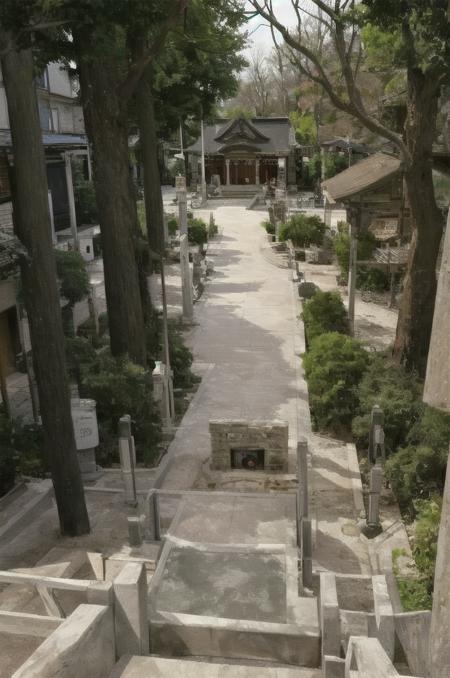 masterpiece, best quality, ultra-detailed, illustration,
jinzya, shrine, tree, scenery, stone lantern, torii, outdoors, statue, real world location, day, pavement, stairs, sunlight, architecture, road, realistic,
<lora:jinzya_V1_Resize_DIM8:1:XYZ>