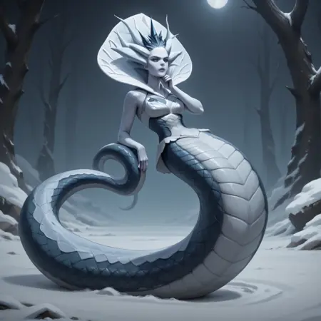 🐍 Naga - Creature Concept - Illustrious - Turn anyone into a snake creature 🐍