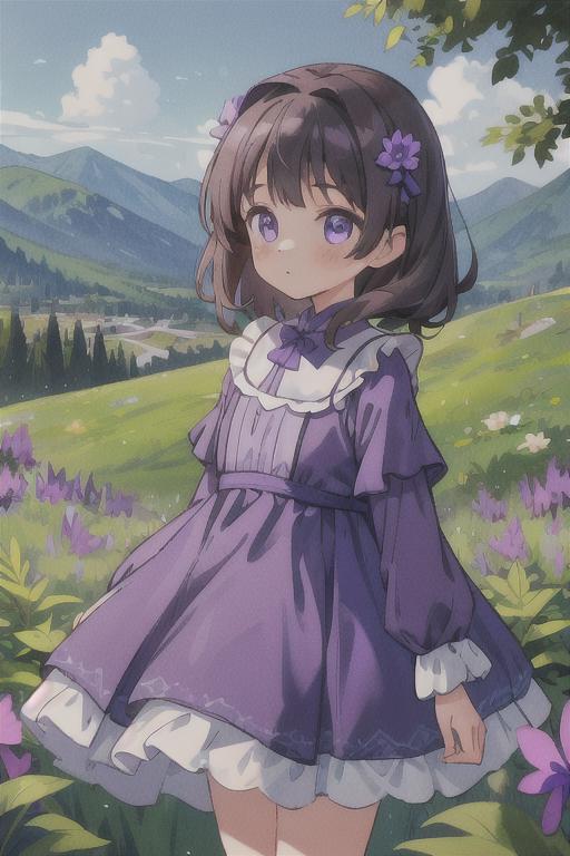 Violet Dress by Stable Yogi image by Yumakono