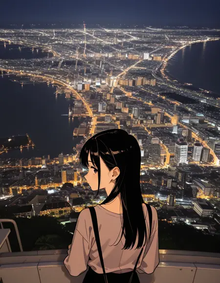 函館山展望台 / Hakodateyama viewing platform