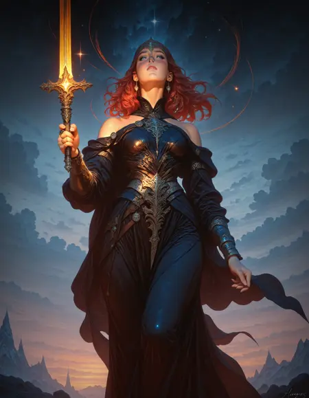 Colorful Fantasy Art for Illustrious