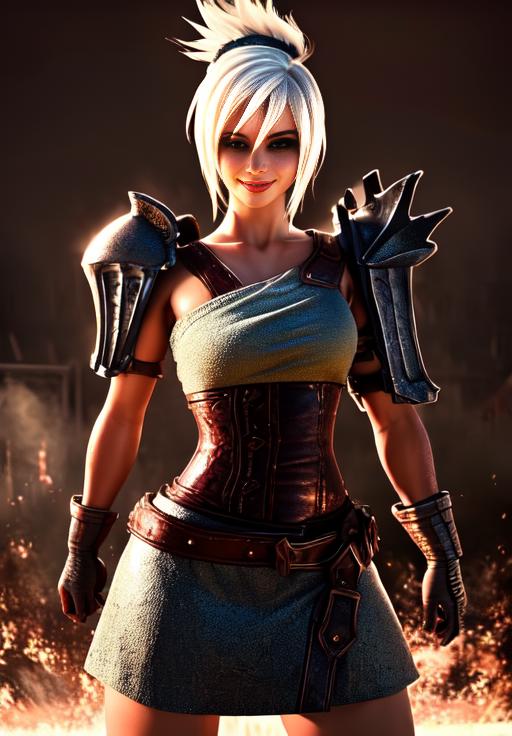 Riven - The Exile - League of Legends image by AsaTyr