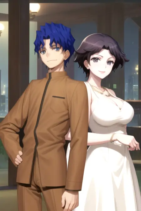 Shinji Matou x Manami Katsura (Fate/Stay Night x School Days)