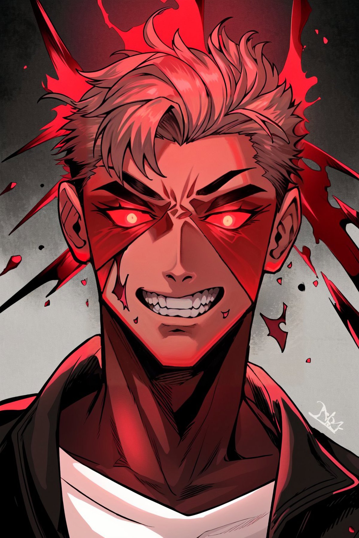 White Blood Manga style image by Mixon