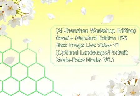 (Ai Zhenzhen Workshop Edition) Sora2+ Standard Edition 15S New Image Live Video V1 (Optional Landscape/Portrait Mode - Base Price: ¥0.1)