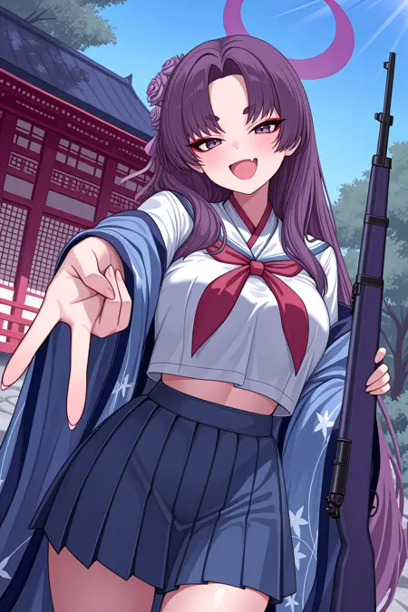 Yukari Kadenokouji 勘解由小路 ユカリ| Blue Archive | 2 Outfits [IllustriousXL]