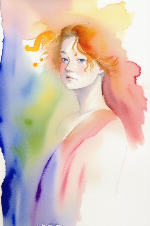Better Watercolor painting - In the style of Iris Compiet image by qenta