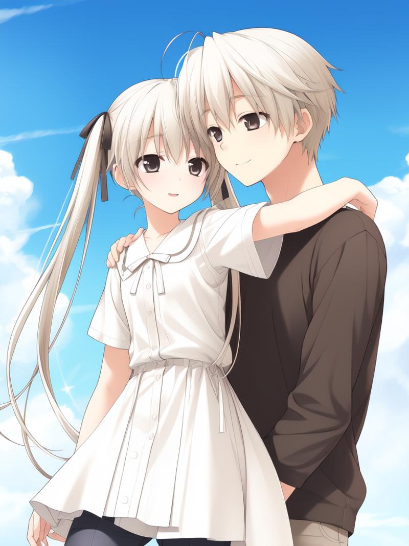 春日野穹＆春日野遥(ヨスガノソラ) kasugano_sora＆kasugano_haruka (yosuganosora) image by luckysan