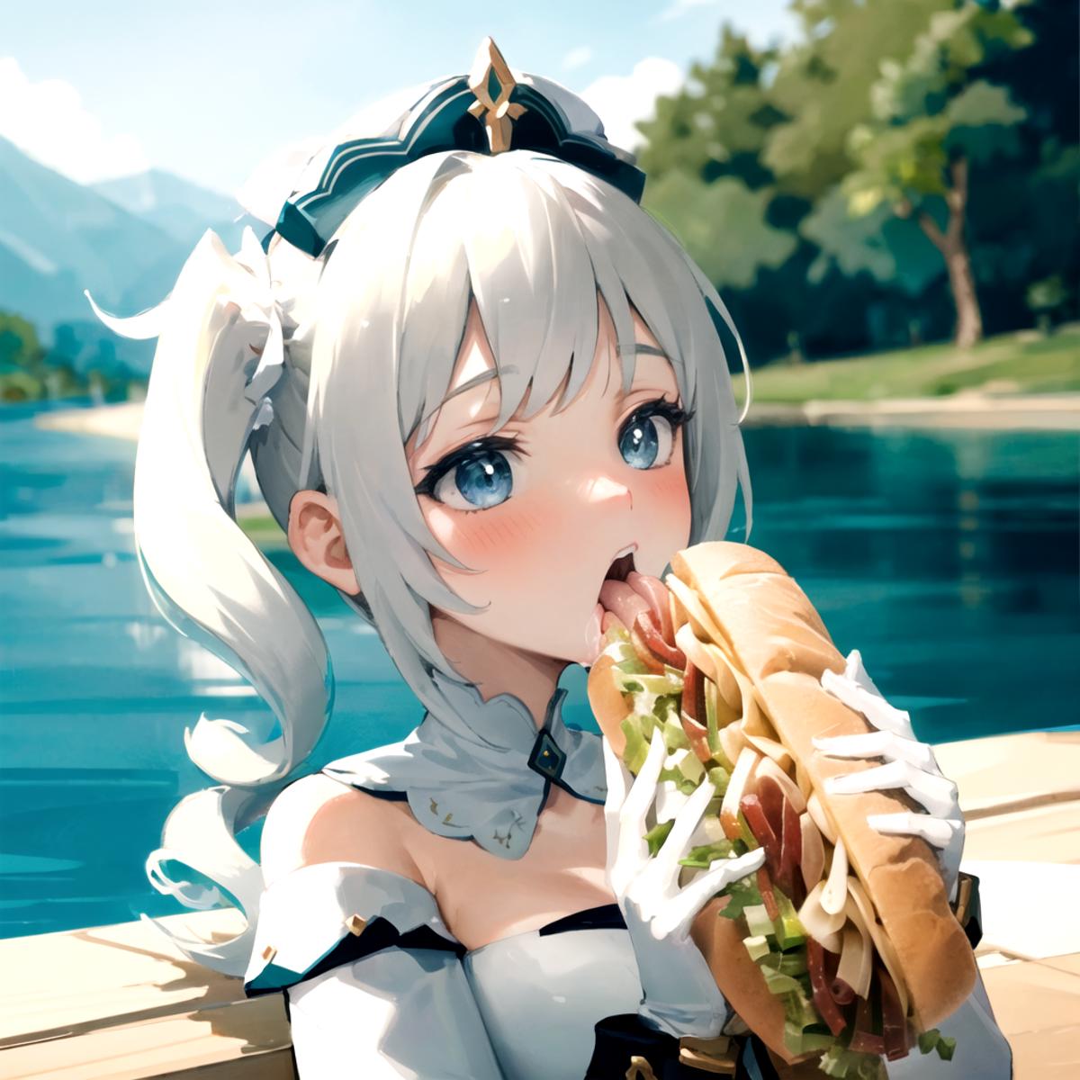 Eatfresh the delicious sandwich model image by Sunbutt