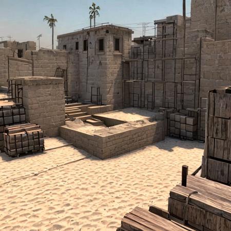 Counter Strike - Desert Artstyle Silver Elite Master