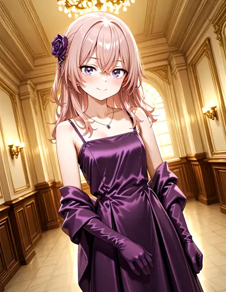 Purple Party Dress - Commission