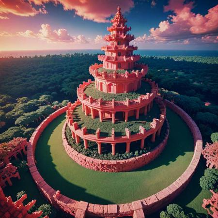 (stylized by Leanne Surfleet:0.8) and (Sailor Moon:1.1) and (Hiroyuki-Mitsume Takahashi:1.2) , anime key visual, intricate details, landscape of a Beautiful Rich (Coral Castle:1.3) from inside of a Lusaka, Sublime indoors and Planetary rotation in background, Bathed in shadows, Anime screencap, Romantic, Post-Impressionism, Beautifully Lit, 35mm, Autochrome, Orton effect, MOBA style, pixiv, professional
