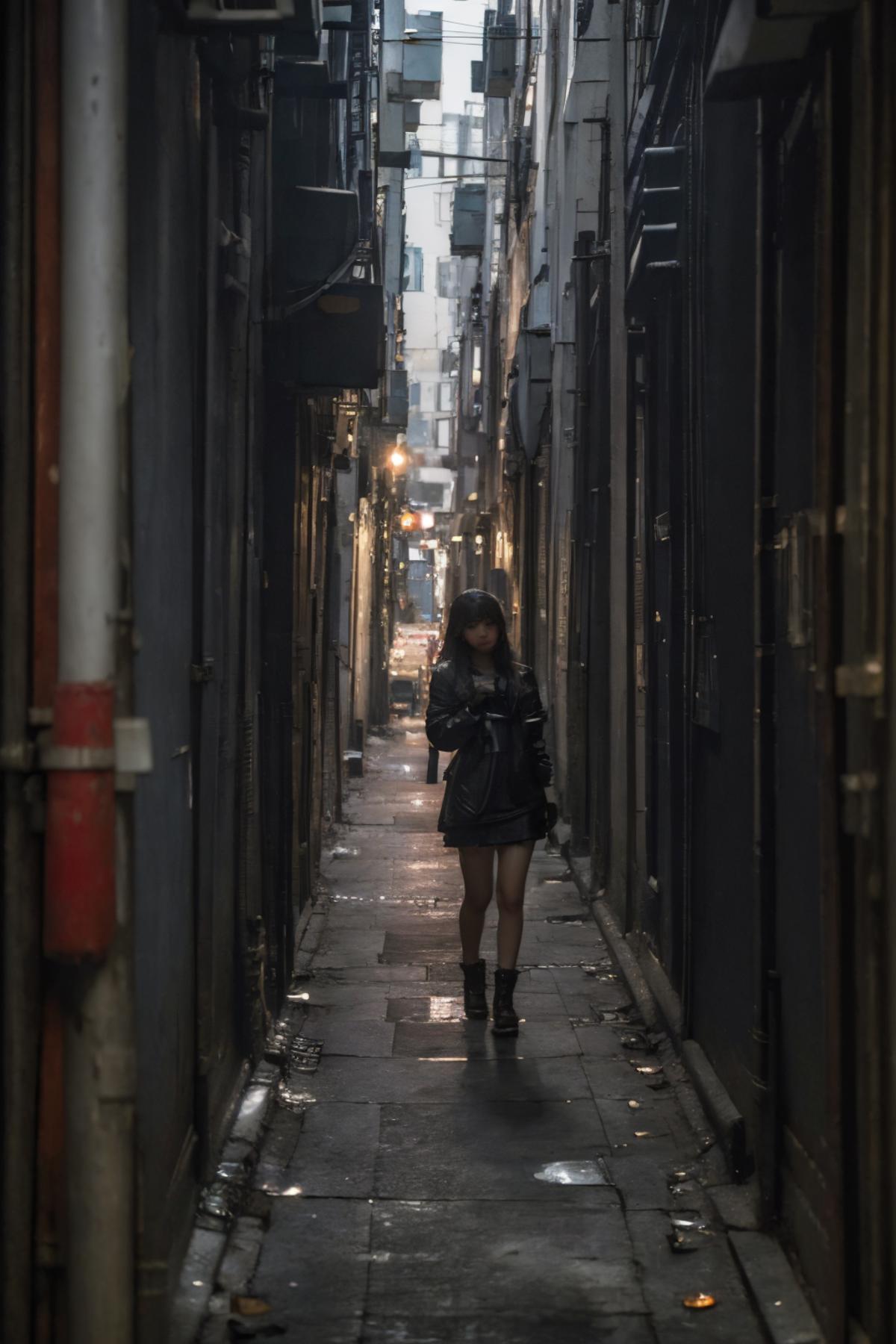 dirty alley image by ruanyi