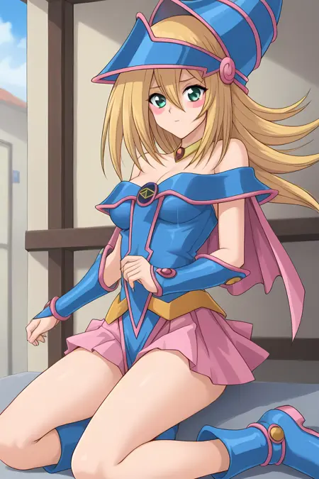 Dark Magician Girl | PonyDiffusion V6 XL | Hassaku XL | Yu-Gi-Oh! - Duel Monsters