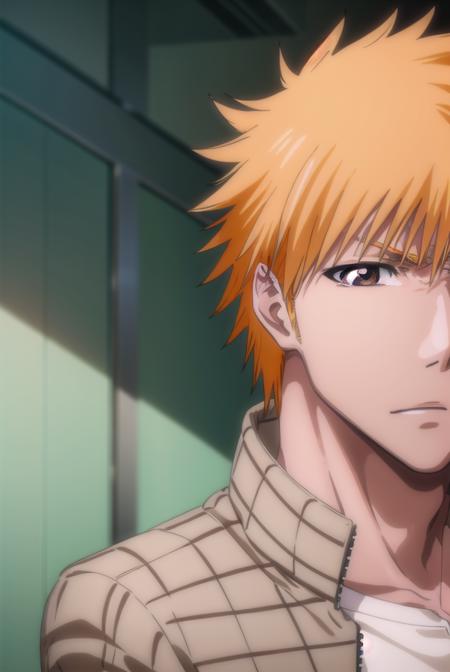 ichigokurosaki, <lyco:ichigokurosaki-lyco-nochekaiser:1>,
ichigo kurosaki, short hair, orange hair, spiked hair, (brown eyes:1.5),
BREAK shirt, long sleeves, school uniform, jacket, white shirt, open clothes, open jacket, grey jacket,
BREAK looking at viewer, upper body,
BREAK indoors, classroom,
BREAK <lyco:GoodHands-beta2:1>, (masterpiece:1.2), best quality, high resolution, unity 8k wallpaper, (illustration:0.8), (beautiful detailed eyes:1.6), extremely detailed face, perfect lighting, extremely detailed CG, (perfect hands, perfect anatomy),