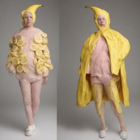 ham banana person